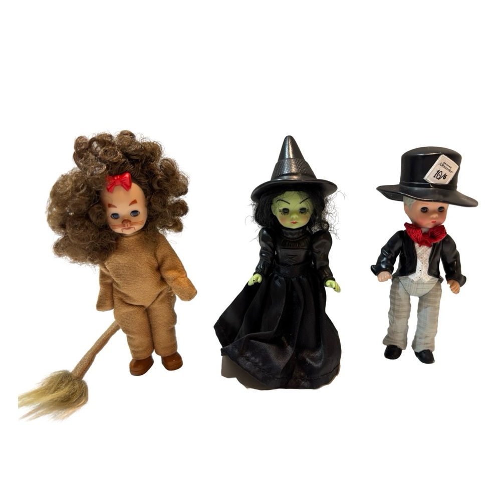 VTG Madam Alexander Wizard‎ of Oz Collectible Dolls Set Plus The Mad Hatter